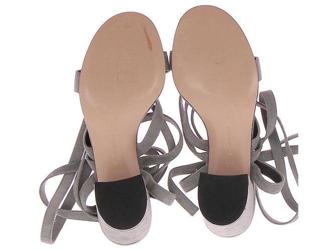 Sandali Gianvito Rossi T.EU 38.5 Pelle Grigio - vista 6