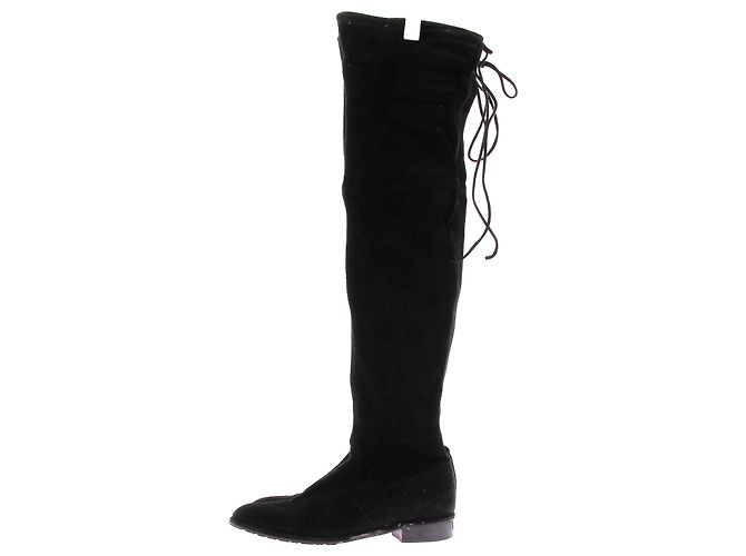 Botas Stuart Weitzman T.EU 38 Cuero Negro - vista 2