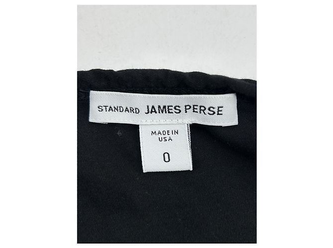 Autre Marque Vestido James Perse T.US 0 Algodón Negro - vista 5