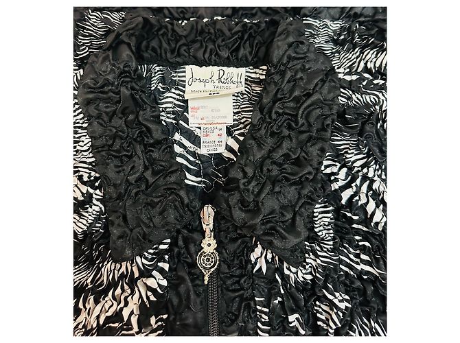 Giacca Blazer Joseph Ribkoff Nera Bianca Multicolore Nero Bianco - vista 5