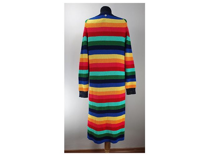 Autre Marque Cárdigan de algodón a rayas arcoíris Multicolor - vista 4