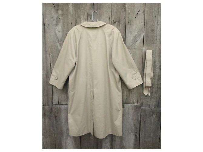 Impermeable Burberry Beige en Gabardina de Algodón - vista 3