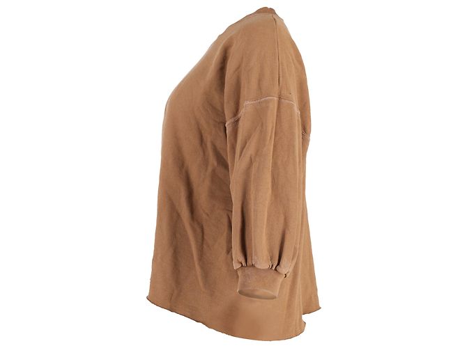 Sudadera Rachel Comey Fond de algodón marrón con cuello redondo Castaño - vista 2