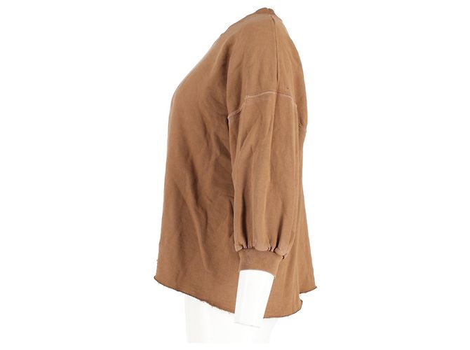 Sudadera Rachel Comey Fond de algodón marrón con cuello redondo Castaño - vista 5