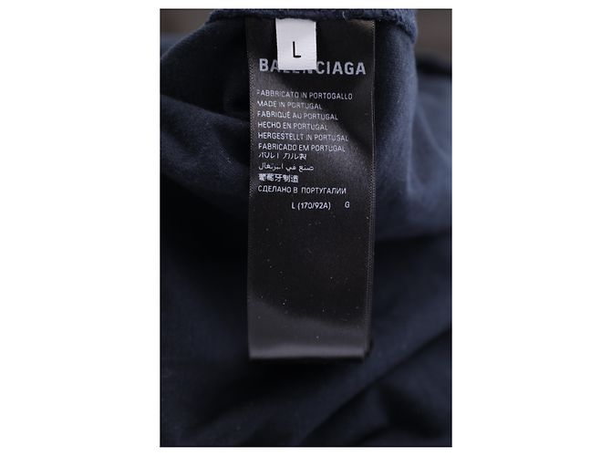 Everyday T-shirt Balenciaga DIY Metal in cotone nero - vista 12