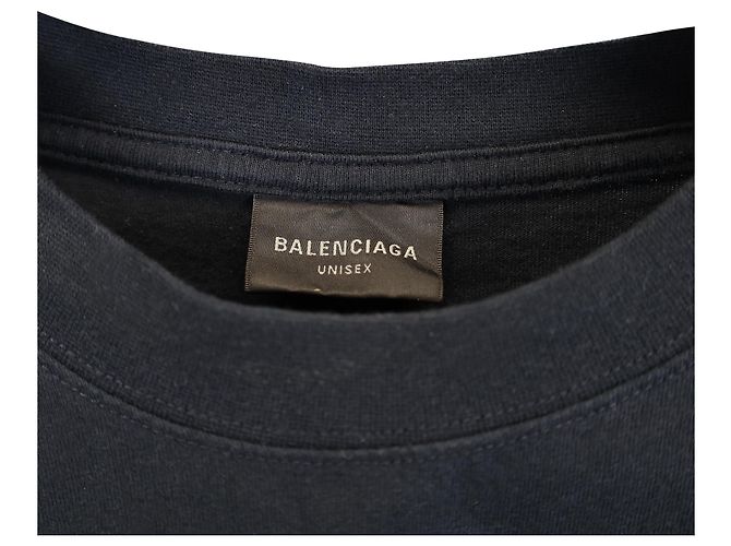 Everyday T-shirt Balenciaga DIY Metal in cotone nero - vista 2
