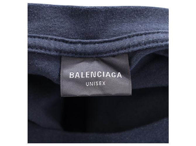 Everyday T-shirt Balenciaga DIY Metal in cotone nero - vista 4