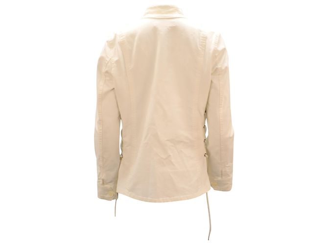 Autre Marque Blazer Derek Lam 10 Crosby Rodeo in cotone bianco Crudo - vista 2