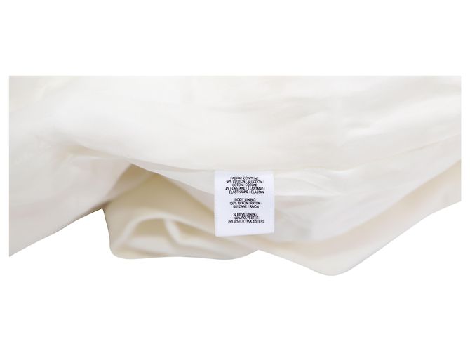 Autre Marque Blazer Derek Lam 10 Crosby Rodeo in cotone bianco Crudo - vista 3