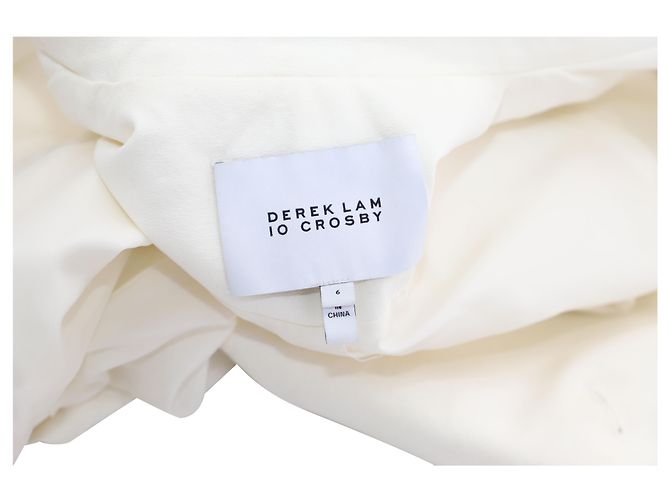 Autre Marque Blazer Derek Lam 10 Crosby Rodeo in cotone bianco Crudo - vista 4