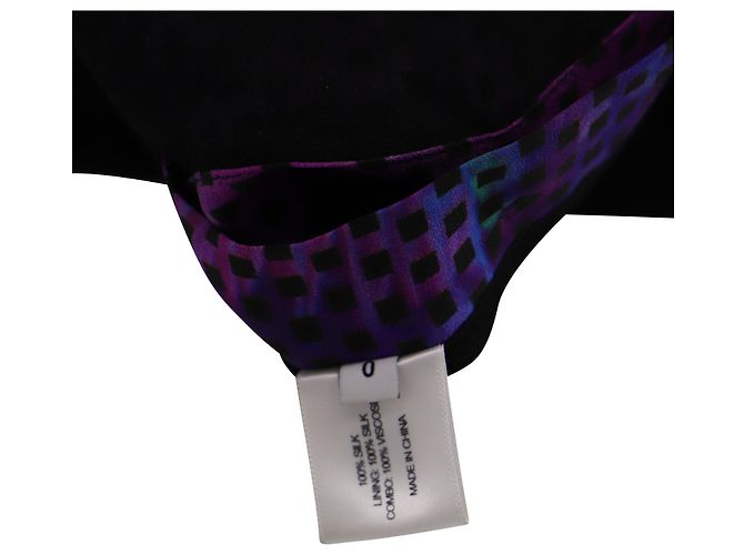 Vestido midi plisado de seda violeta de Proenza Schouler - vista 5