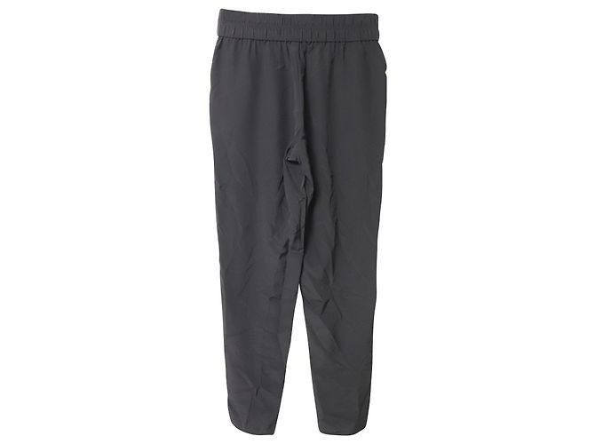 Pantalones de pernera recta Alexander Wang en viscosa negra Negro - vista 2