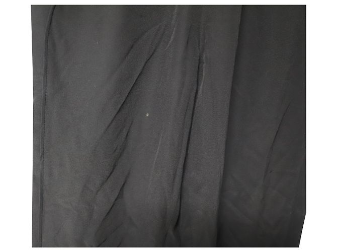 Pantalones de pernera recta Alexander Wang en viscosa negra Negro - vista 4