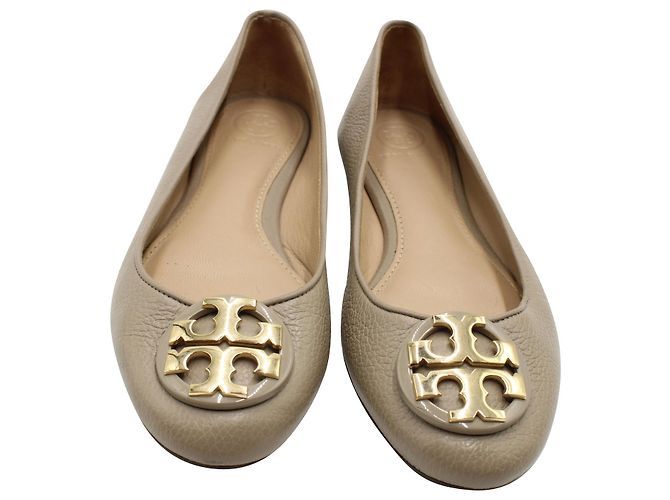 Mocassini Tory Burch Reva in pelle grigia Grigio - vista 2