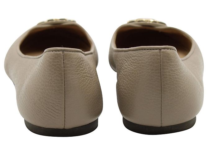 Mocassini Tory Burch Reva in pelle grigia Grigio - vista 4