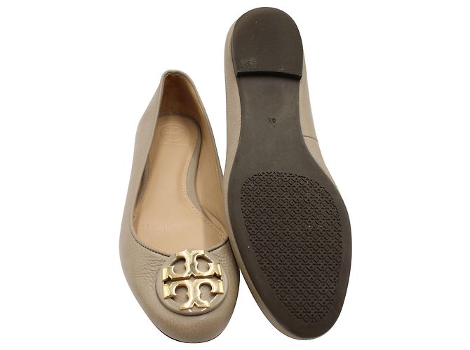 Mocassini Tory Burch Reva in pelle grigia Grigio - vista 5