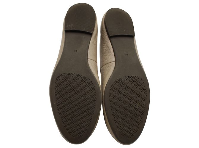 Mocassini Tory Burch Reva in pelle grigia Grigio - vista 6