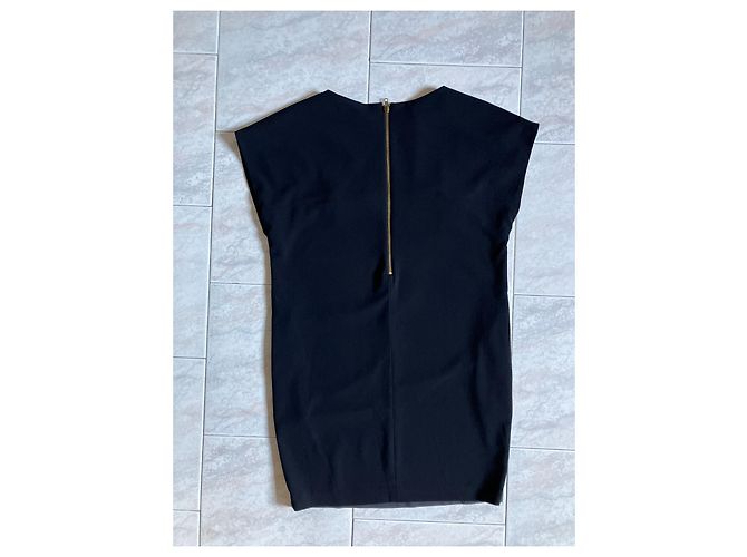 Impérial Kleid aus Polyester Schwarz und Grau - Ansicht 2