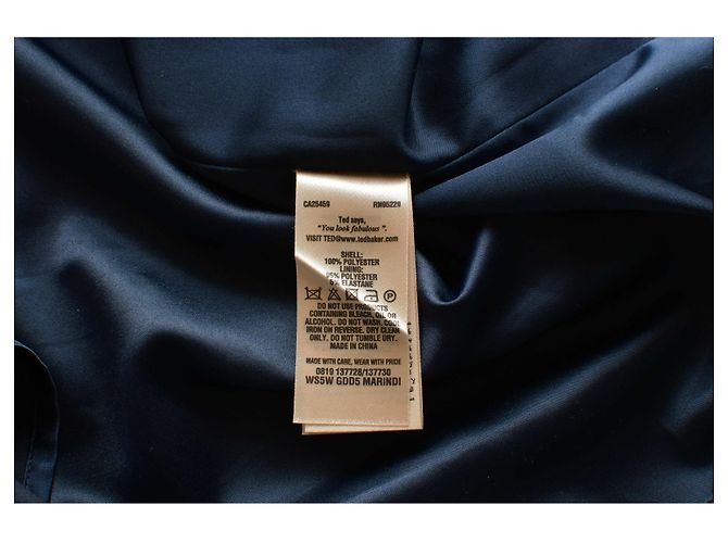 Ted Baker Ärmelloses Minikleid Blau Blumig Mehrfarben - Ansicht 3