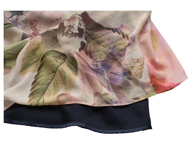 Ted Baker Ärmelloses Minikleid Blau Blumig Mehrfarben - Ansicht 6