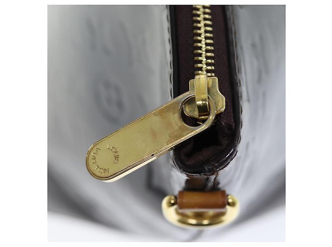 LOUIS VUITTON Monogramm Vernis Bellevue GM Einkaufstasche Amarante M93589 LV Auth 74534 Bordeaux - Ansicht 10