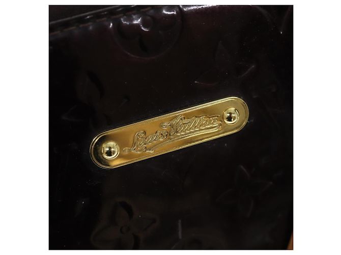 LOUIS VUITTON Monogramm Vernis Bellevue GM Einkaufstasche Amarante M93589 LV Auth 74534 Bordeaux - Ansicht 18