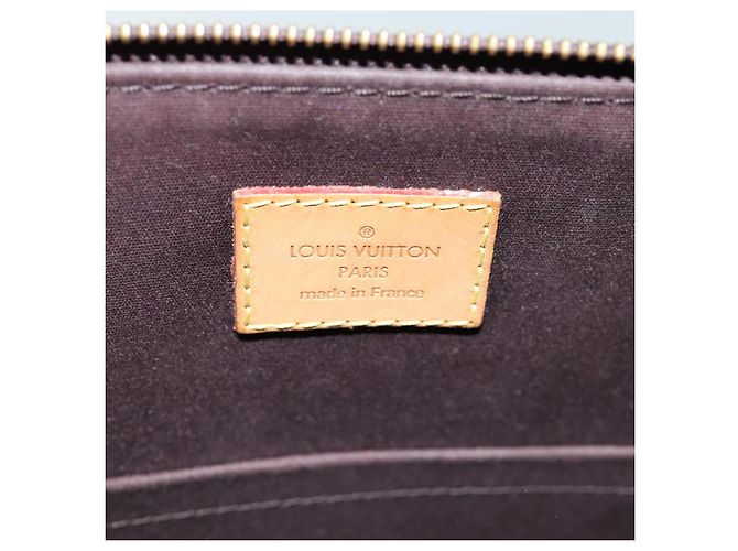 LOUIS VUITTON Monogramm Vernis Bellevue GM Einkaufstasche Amarante M93589 LV Auth 74534 Bordeaux - Ansicht 19