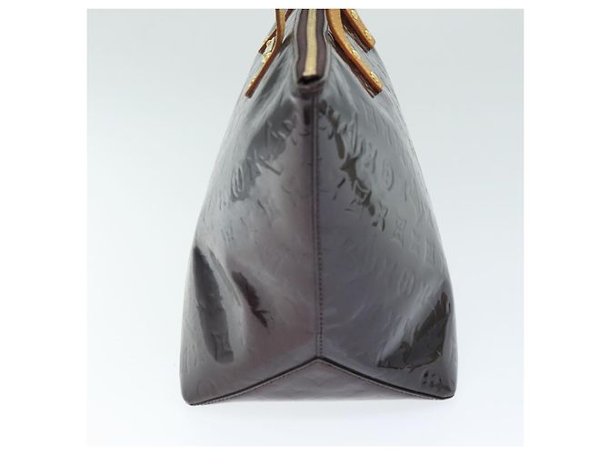 LOUIS VUITTON Monogramm Vernis Bellevue GM Einkaufstasche Amarante M93589 LV Auth 74534 Bordeaux - Ansicht 3