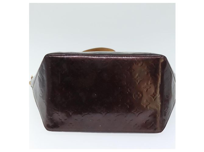 LOUIS VUITTON Monogramm Vernis Bellevue GM Einkaufstasche Amarante M93589 LV Auth 74534 Bordeaux - Ansicht 5