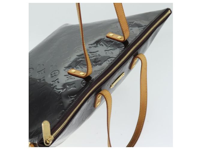 LOUIS VUITTON Monogramm Vernis Bellevue GM Einkaufstasche Amarante M93589 LV Auth 74534 Bordeaux - Ansicht 6
