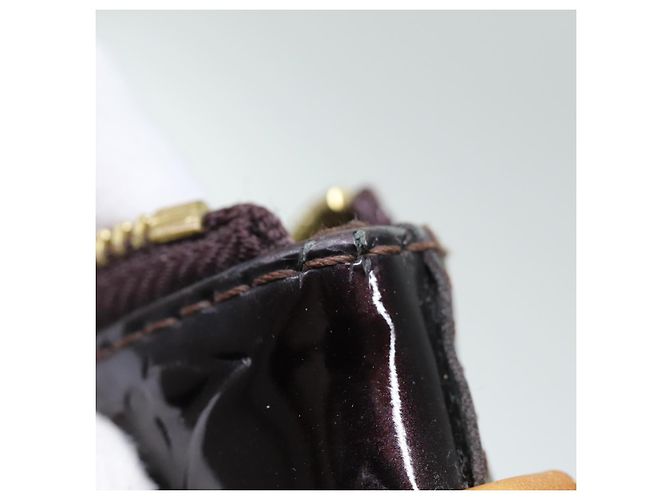 LOUIS VUITTON Monogramm Vernis Bellevue GM Einkaufstasche Amarante M93589 LV Auth 74534 Bordeaux - Ansicht 7