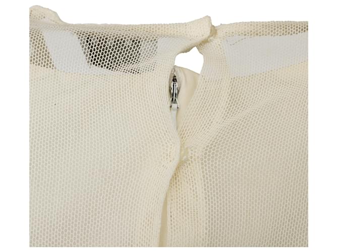 Top a strati foderato Marni Bianco sporco - vista 10