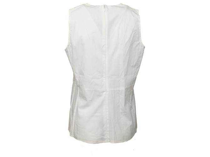 Top a strati foderato Marni Bianco sporco - vista 4