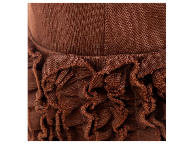 Chaqueta Marni de sarga de algodón marrón Castaño - vista 4