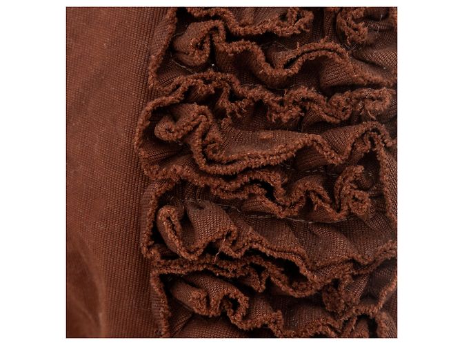 Chaqueta Marni de sarga de algodón marrón Castaño - vista 5