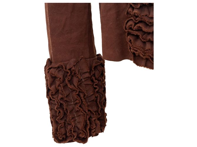 Chaqueta Marni de sarga de algodón marrón Castaño - vista 6