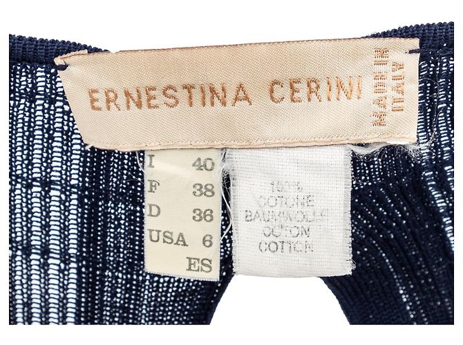 Autre Marque Top longo recortado Ernestina Cerini - vista 11