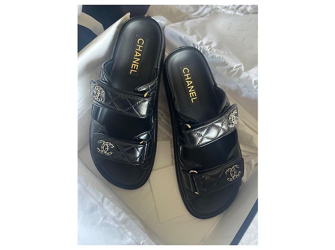 Chanel Papaschuhe Schwarz - Ansicht 2