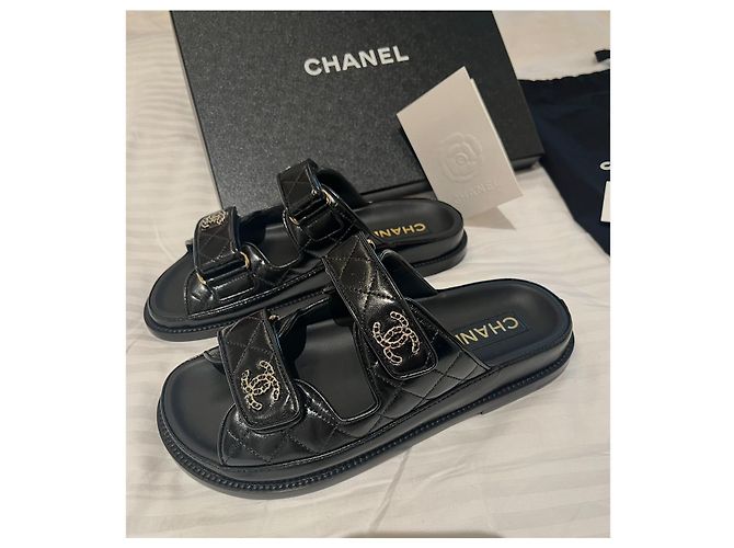 Chanel Papaschuhe Schwarz - Ansicht 7