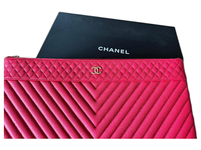 Cambon Chanel Bolsa Rosa - vista 2