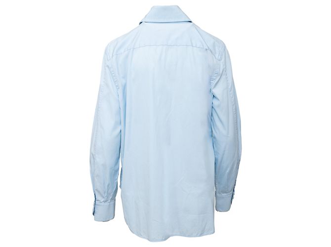 Camicia con bottoni foderata Gianfranco Ferré Blu - vista 2