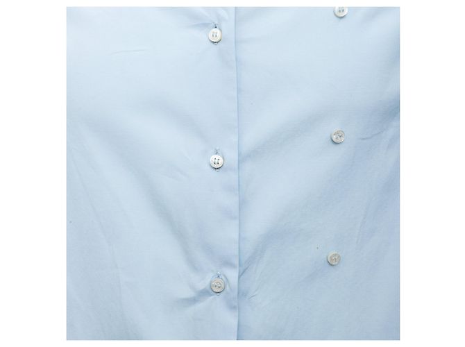 Camicia con bottoni foderata Gianfranco Ferré Blu - vista 3