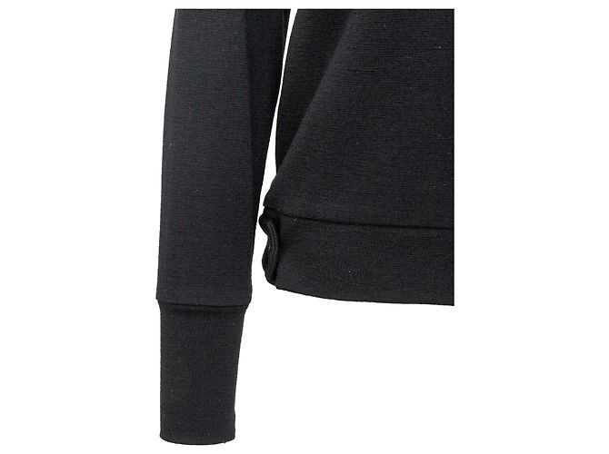 Wollpullover von Yohji Yamamoto Schwarz - Ansicht 3