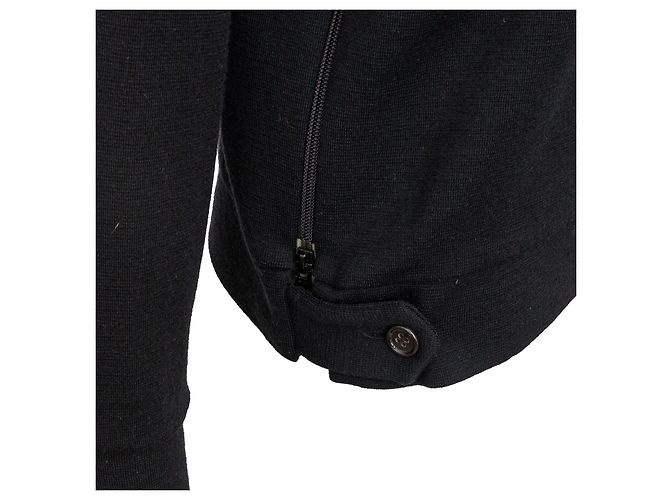 Wollpullover von Yohji Yamamoto Schwarz - Ansicht 4