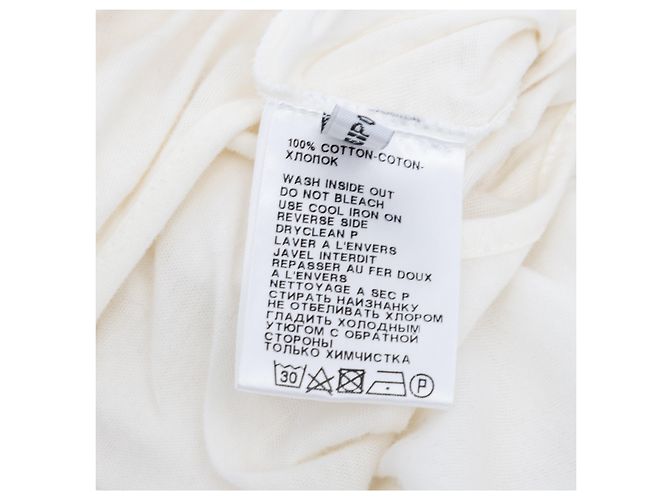 Vestido de algodón Ann Demeulemeester Blanco - vista 8
