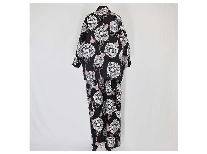 Hermès Pantalones HERMES T.FR Algodón Negro - vista 3