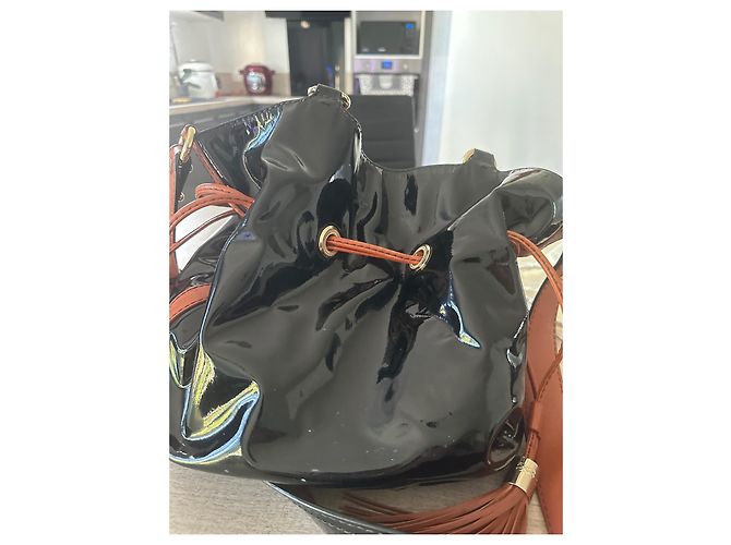 Borsa a mano Lancel Premier Flirt in vernice nera Nero - vista 3