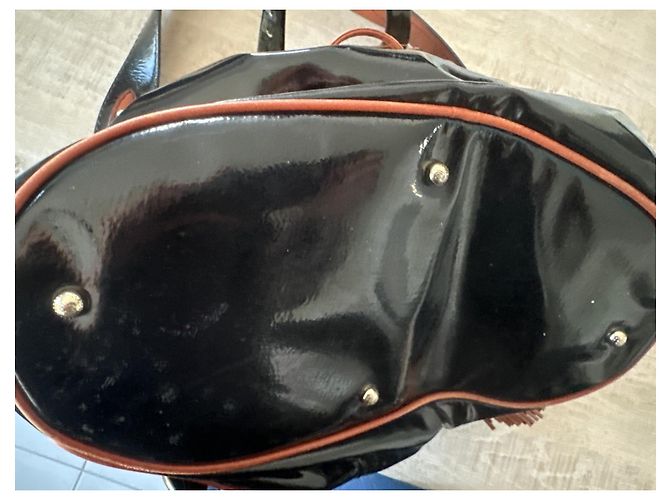 Borsa a mano Lancel Premier Flirt in vernice nera Nero - vista 8