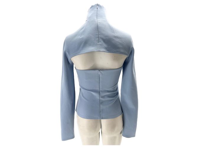 Autre Marque A.W.A.K.E. Tops T.FR 38 Polyester Blau - Ansicht 2