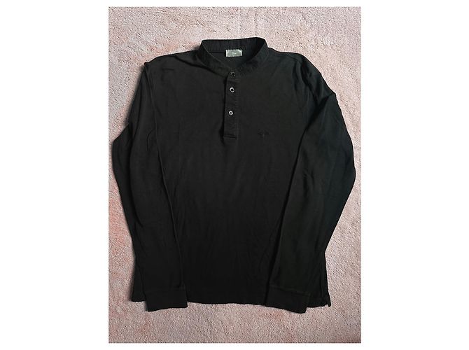 Polo à manches longues noir Dior par Kris Van Assche - vue 2